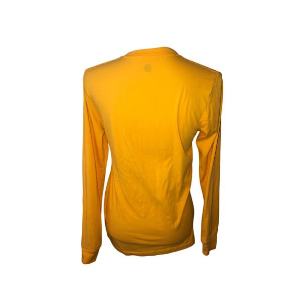 Pittsburgh Penguins Shirt Size S Gold Long Sleeve Tee NHL Hockey Crew Neck - Picture 2 of 6